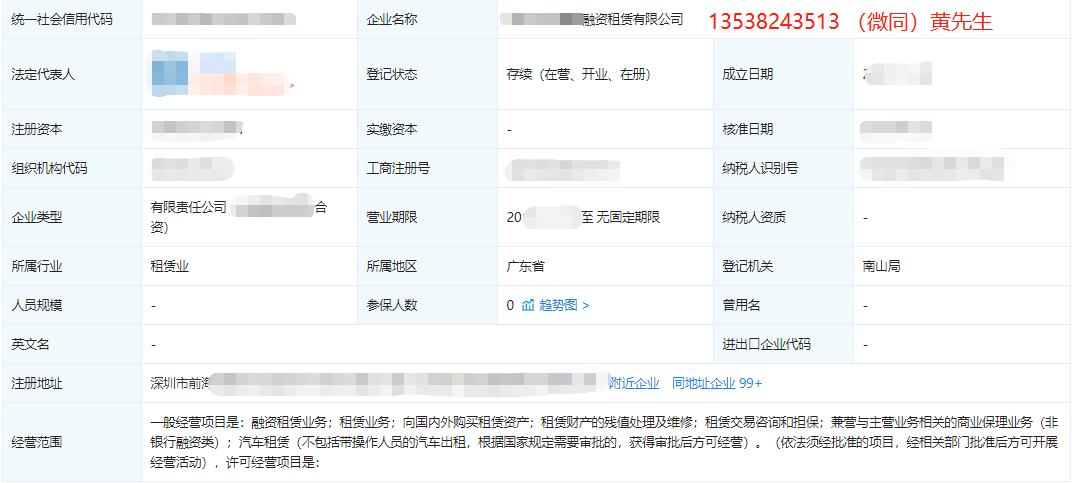 转让多家优质融资租赁公司-企贝网